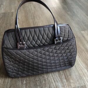 Bally Quilted black Shoulder bag EUC